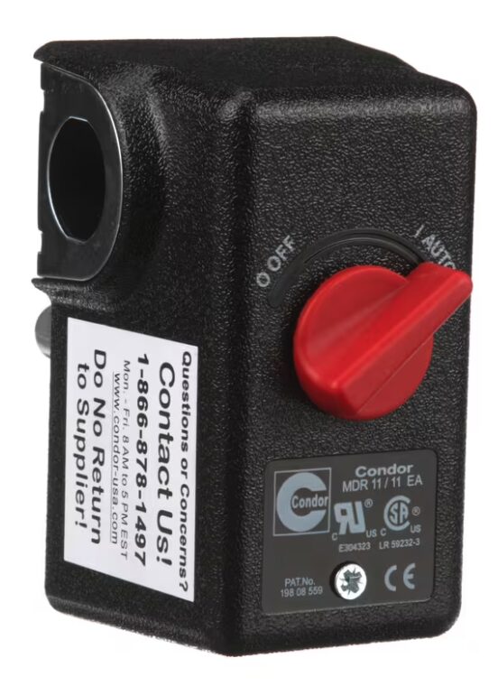 Presostato CONDOR - PN: 11QA2E -Product Series/Type MDR11 135/175 PSI